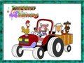 Игра Страницы раскраски: Трактор онлайн
