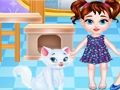 Игра Малышка Тейлор: Уход за Китти онлайн