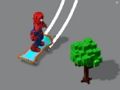 Игра Человек Паук 3D на скейте онлайн