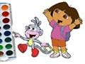 Игра Симпатичная девочка: Книжка раскраска онлайн