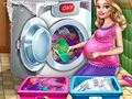 Игра Мама стирает одежду онлайн Игра Мама стирает одежду онлайн