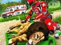 Игра Реальный доктор робот спасает животных онлайн