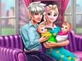 Игра Ледяная королева с близнецами: Семейный день онлайн