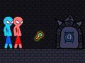 Игра Красный и Синий Стикмен: Веревка онлайн