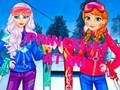 Игра Принцессы на лыжах онлайн