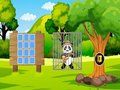 Игра Спасите панду-исследователя онлайн