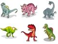 Игра Карточки динозавров онлайн