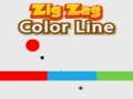 Игра Зигзагообразная цветовая линия онлайн