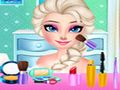 Игра Эльза: Украшение комода и макияж онлайн