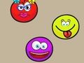 Игра Красный шар: Смайлики онлайн Игра Красный шар: Смайлики онлайн