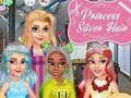 Игра Серебряные прически принцессы онлайн