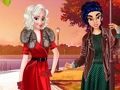 Игра Осенние наряды для принцесс онлайн