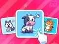 Игра Карточки с милыми животными онлайн