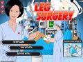 Игра Нога хирургии онлайн Игра Нога хирургии онлайн