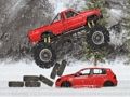 Игра Жесткие колеса Зима онлайн