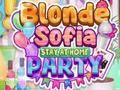 Игра Блондинка София остается дома: Вечеринка онлайн