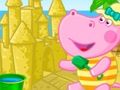 Игра Пляжные приключения бегемотика онлайн