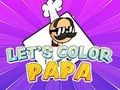 Игра Давайте раскрасим папу онлайн
