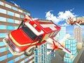 Игра Симулятор вождения летающей пожарной машины онлайн Игра Симулятор вождения летающей пожарной машины онлайн