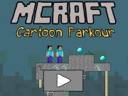 Игра Майнкрафт: мультяшный паркур онлайн