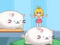 Игра Кот тофу и девочка онлайн Игра Кот тофу и девочка онлайн