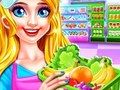 Игра Девушка убирает в супермаркете онлайн