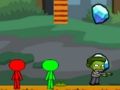 Игра Братья Стикмены против Зомби онлайн