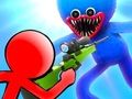 Игра Стикмен против Хагги Вагги онлайн