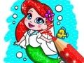 Игра Книжка-раскраска: Русалка онлайн