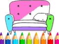 Игра Книжка-раскраска: украшение дома онлайн