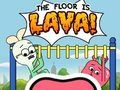 Игра Яблоко и Лук; Пол из лавы онлайн