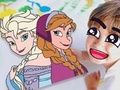 Игра Книжка-раскраска: Холодное сердце онлайн