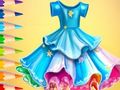Игра Книга раскраски: Платье онлайн
