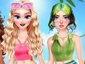 Игра Летнее платье кокосовой девушки онлайн