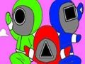 Игра Книжка-раскраска Игра в Кальмара онлайн