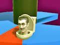 Игра Скибиди туалет: Спираль 3D онлайн