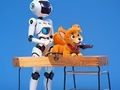 Игра Книжка раскраска: Робот и собака онлайн