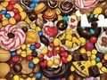 Игра Пазл: Шоколадные конфеты онлайн