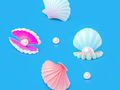 Игра Книжка раскраска: Ракушки онлайн