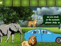 Игра Семейный побег от опасных животных онлайн