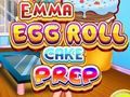 Игра Эмма: Приготовление яичного торта онлайн
