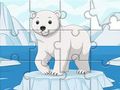 Игра Пазл: Белый медведь онлайн