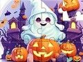 Игра Пазл: Милый призрак Хэллоуина онлайн