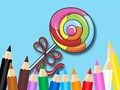Игра Книжка раскраска: Леденец онлайн