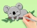 Игра Книжка раскраска: Две коалы онлайн