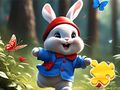Игра Пазл: Бегущий кролик онлайн