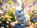 Игра Пазл: Солнечный лесной кролик онлайн