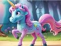 Игра Пазл: Волшебный лесной единорог онлайн