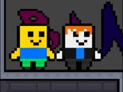 Игра Нублокс против Сада Банбана 2 игрока онлайн