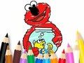 Игра Книжка-раскраска: Новый друг Элмо онлайн